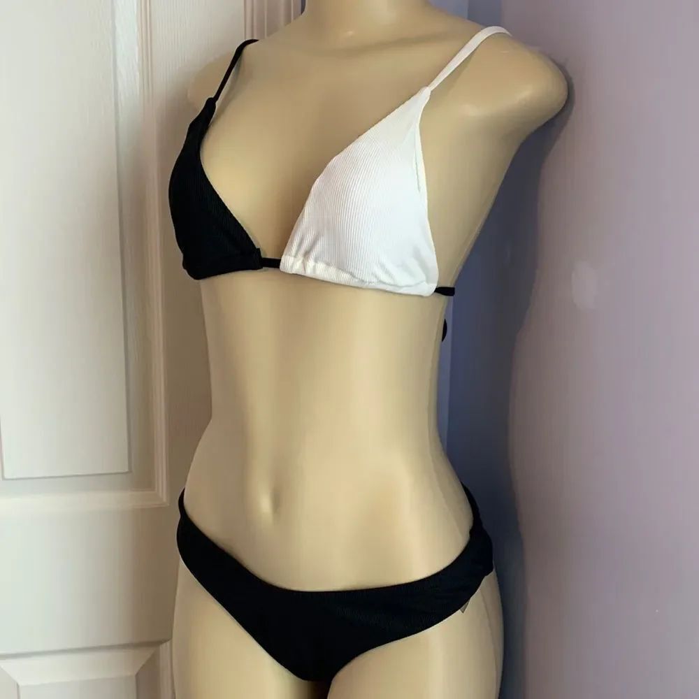 Designer Bikini Swimsuit Swimwear 2-Piece Black L